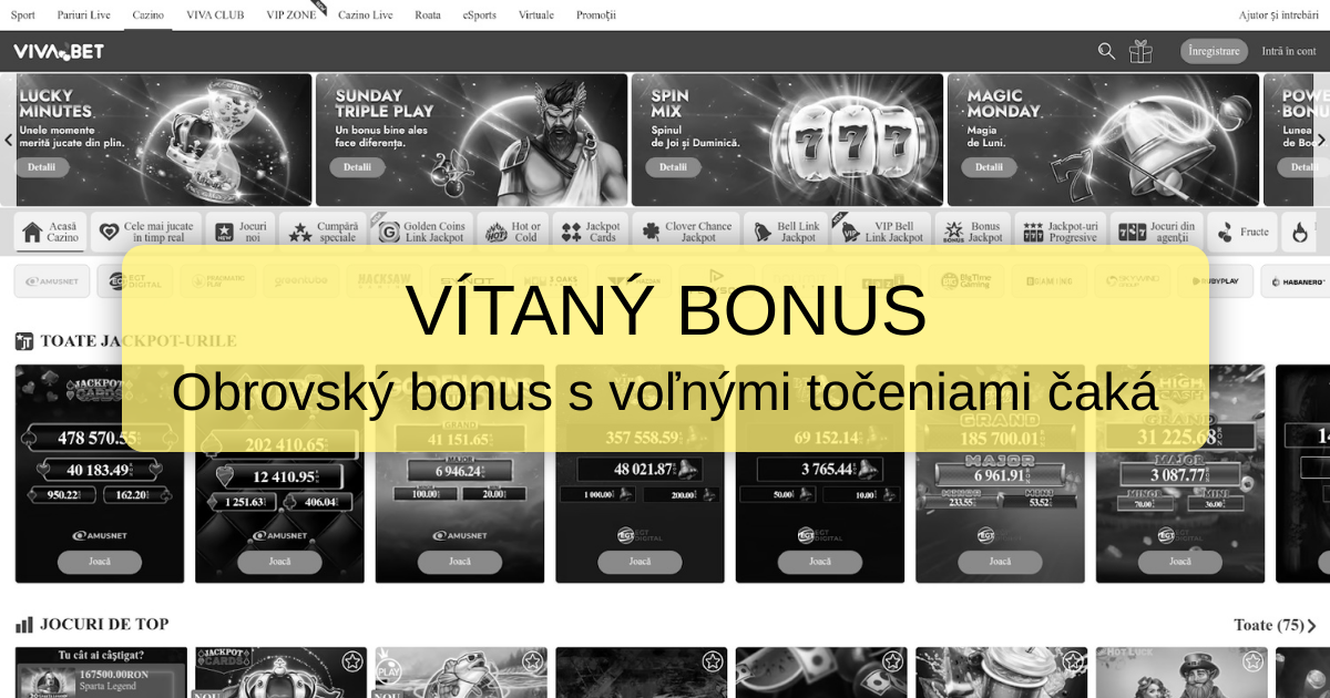 Vivabet Casino Slovensko - Prémiová Online Herná Skúsenosť