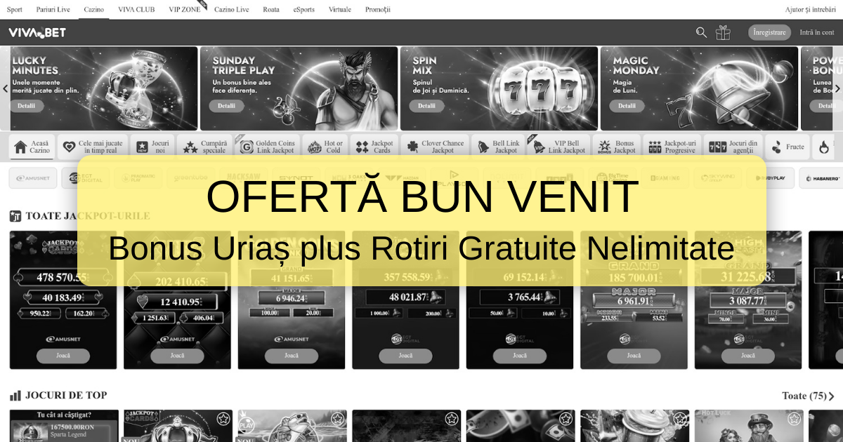Vivabet Casino Romania - Experienţă Premium de Joc Online